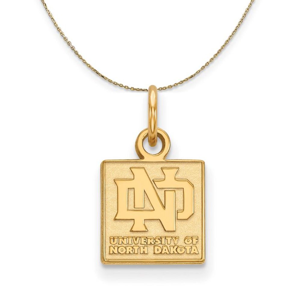14k Yellow Gold North Dakota X-Small Necklace - 18 Inch